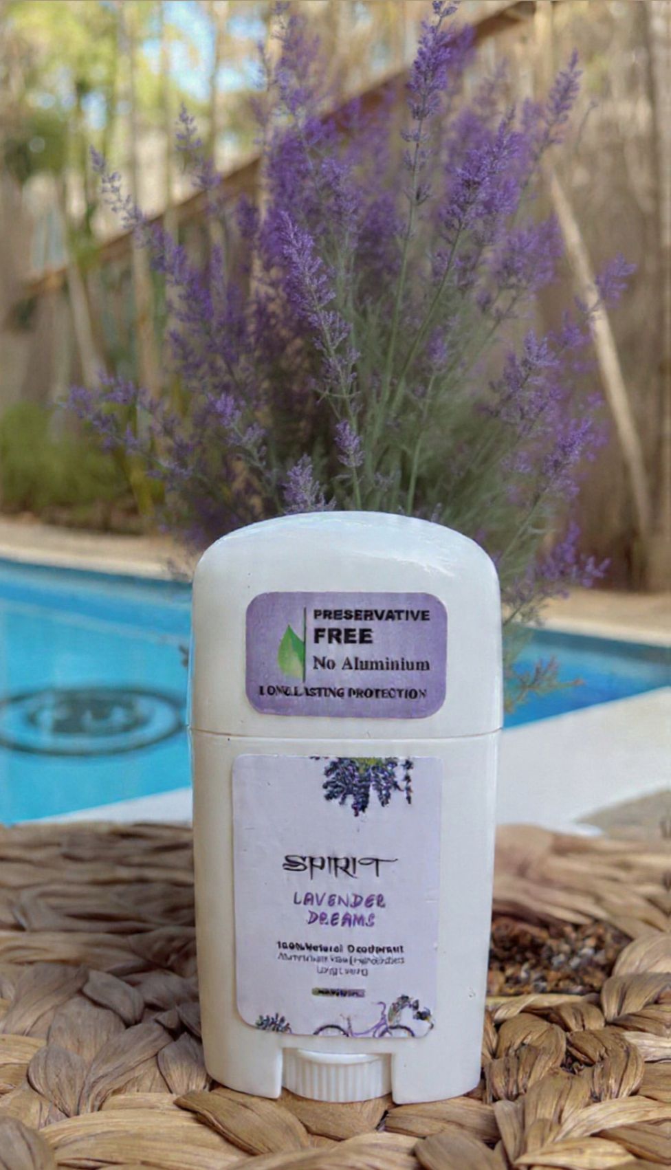 Natural Deodorant Lavender